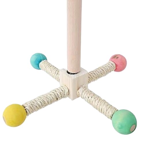 Gazocua Vogelkäfig Spielzeug - Drehbarer Vogelkäfig Sitzast Aus Massivholz - Beschäftigungs Spielzeug Für Wellensittiche Tauben Kanarienvögel Nymphensittiche Conures Unzertrennliche Gazocua Vogelkäfig Spielzeug - Drehbarer Vogelkäfig Sitzast Aus Massivholz - Beschäftigungs Spielzeug Für Wellensittiche Tauben Kanarienvögel Nymphensittiche Conures Unzertrennliche von Gazocua