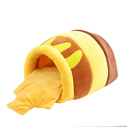 Gbloodst Haustierbett, geeignet für Hündinnen, bequem, warm, abnehmbar und waschbar, weich für kleine Hunde Gbloodst Haustierbett, geeignet für Hündinnen, bequem, warm, abnehmbar und waschbar, weich für kleine Hunde von Gbloodst