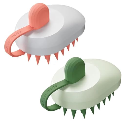Gbloodst Kopfhautmassagebürste, Ergonomische Shampoo-Bürste für die Kopfhaut, Waschzubehör, Mehrzweck-Massagekamm für Zuhause B von Gbloodst