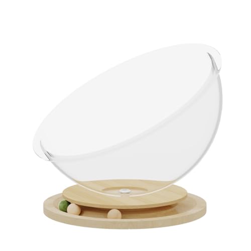 Gbloodst Space Capsule Universal-Katzenbett mit Trackingbällen, Spielzeug für Katzen, leicht zu reinigen, klein Gbloodst Space Capsule Universal-Katzenbett mit Trackingbällen, Spielzeug für Katzen, leicht zu reinigen, klein von Gbloodst