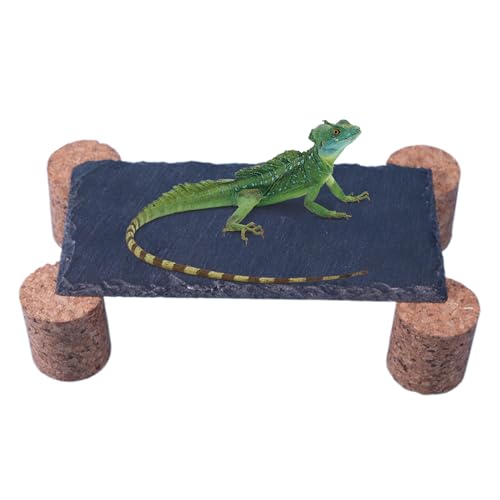 Bärtige -Backenplattformen, Leopard Gecko Häute und Höhlen, feuchter Ruhestatat Klettern versteckte Höhle, 20 x 10 cm, leicht zu reinigen, bequem für bärtige, Geckos von Gcerfby