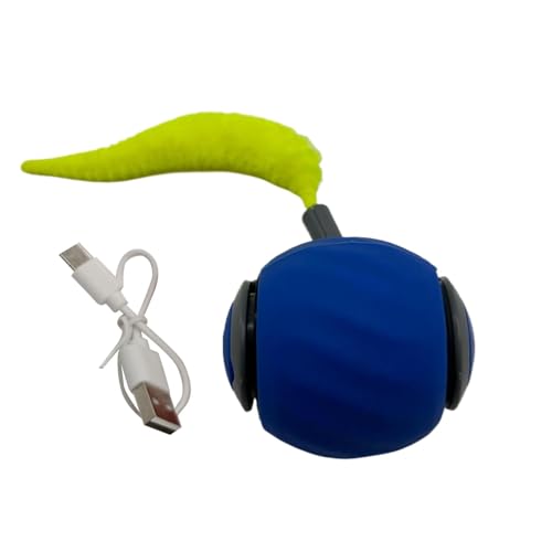 Gcerfby Automatisches Katzenballspielzeug, Cat Chaser Rolling Ball, Interaktives Tierspielzeug, USB-Akku, Fördert Gesundheit/Fitness, Blau/rote Farbe, Für Hauskatzen, Hunde Gcerfby Automatisches Katzenballspielzeug, Cat Chaser Rolling Ball, Interaktives Tierspielzeug, USB-Akku, Fördert Gesundheit/Fitness, Blau/rote Farbe, Für Hauskatzen, Hunde von Gcerfby