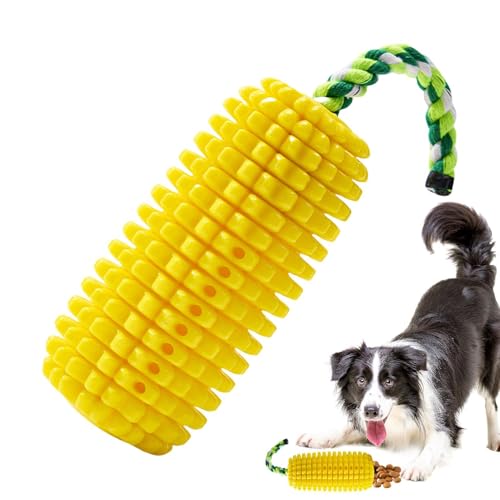 Gcerfby Hund Mais Spielzeug - Kauspielzeug Für Welpen Mit Kaueffekt - Anti Langeweile Quietschtrainer,Für Große Mittelkleine Rassen Kauspiel Training Aggressiver Kauer Draußen von Gcerfby