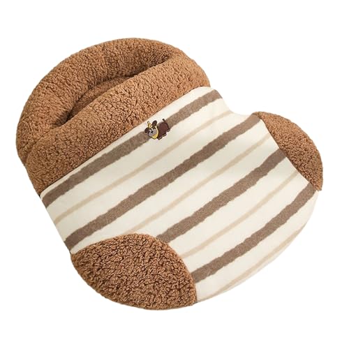Gcerfby Katze Schlafsack, weiches Design, 60x56 cm, bequemer Katze und Hund Schlafbeutel Nest, Winter Haustier Hideaway Taschenbeutel Mattenpolster, leicht zu reinigen, für Ecke, Balkon, Wohnzimmer Gcerfby Katze Schlafsack, weiches Design, 60x56 cm, bequemer Katze und Hund Schlafbeutel Nest, Winter Haustier Hideaway Taschenbeutel Mattenpolster, leicht zu reinigen, für Ecke, Balkon, Wohnzimmer von Gcerfby