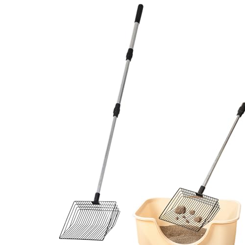 Gcerfby Katzenstrauder -Schaufel, einziehbarer Hühnchen -Stallkot -Schaufel Rake, Ergonomische Schaufel mit langem Handle, 116x18x6 cm, einfach zu bedienen, tragbar für Hundekatze Haustierfarm Gcerfby Katzenstrauder -Schaufel, einziehbarer Hühnchen -Stallkot -Schaufel Rake, Ergonomische Schaufel mit langem Handle, 116x18x6 cm, einfach zu bedienen, tragbar für Hundekatze Haustierfarm von Gcerfby