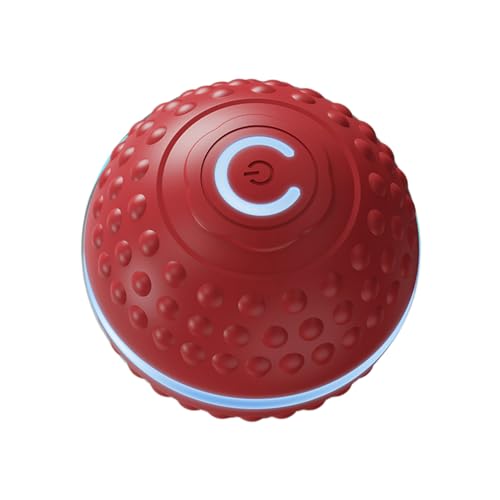 Gcerfby PET Electric Toy Ball, Smart Cat Chew Toy, Interactive Kitten Play Ball, fördert die Jagdinstinkte, unterstützt die Gesundheit der Zähne, 6,4x6.4x6,4 cm, für das Training von Gcerfby