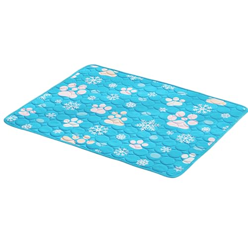Gcerfby Pet Ice Seidenpolster, Waschbarer Haustiereis-Seidenpolster, Faltbare Sommer-R-Delief-Matte, 60x50 cm, Kratzfest, Ideal Für Hunde Und Katzen, Wohnzimmer, Balkon, Heimschlafzimmer, Innenräume Gcerfby Pet Ice Seidenpolster, Waschbarer Haustiereis-Seidenpolster, Faltbare Sommer-R-Delief-Matte, 60x50 cm, Kratzfest, Ideal Für Hunde Und Katzen, Wohnzimmer, Balkon, Heimschlafzimmer, Innenräume von Gcerfby