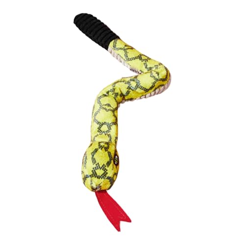 Gcerfby Quietschendes Schlangenwelpenspiel, Hundekauen Plüschtier, bissfestes Tierspielzeug, klingendes Papier im Inneren, hält die Hygiene während, Grün/Gelb für alle Altersgruppen Haustier Gcerfby Quietschendes Schlangenwelpenspiel, Hundekauen Plüschtier, bissfestes Tierspielzeug, klingendes Papier im Inneren, hält die Hygiene während, Grün/Gelb für alle Altersgruppen Haustier von Gcerfby