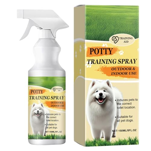 Gcerfby Töpfchentrainingsspray für Haustiere, 150 ml, Welpen-Töpfchentrainer-Spray, Hunde-Toilettenverhaltenskorrektor, sichere und natürliche Inhaltsstoffe, 5,8 x 5,8 x 16,8 cm, Haustier-Leitfaden Gcerfby Töpfchentrainingsspray für Haustiere, 150 ml, Welpen-Töpfchentrainer-Spray, Hunde-Toilettenverhaltenskorrektor, sichere und natürliche Inhaltsstoffe, 5,8 x 5,8 x 16,8 cm, Haustier-Leitfaden von Gcerfby