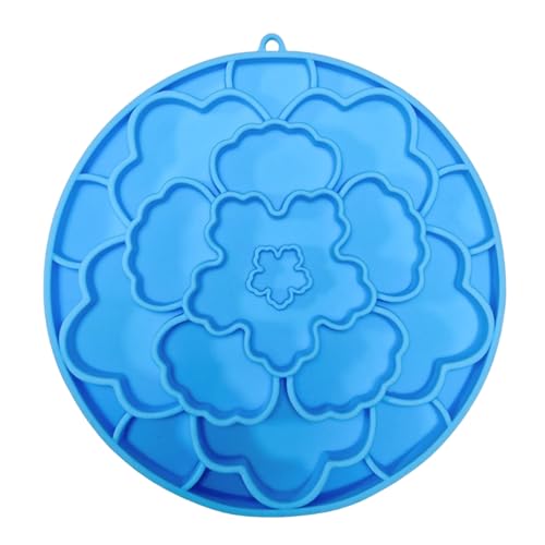 Hunde-Leckenmatte, Sichere Materialien, 20 X 19 X 3 cm, Doppelseitiges Silikon-Lebensmittelgericht, Langsame Feeder-Hundeschale Mit Saugbechern, Einfach Zu Bedienen, Für Haustiere, Langeweile Relief, von Gcerfby