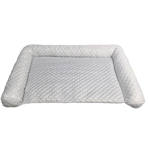 Kühlung Hundebett, Hundekühlungsmattenkisten Zwinger, tragbare Eisblock -Schlafstütze, 70 x 45 x 6 cm, kühle Erleichterung, leicht zu reinigen, perfekt für Haustiere Katzen Reisen im Innenraum im Frei Kühlung Hundebett, Hundekühlungsmattenkisten Zwinger, tragbare Eisblock -Schlafstütze, 70 x 45 x 6 cm, kühle Erleichterung, leicht zu reinigen, perfekt für Haustiere Katzen Reisen im Innenraum im Frei von Gcerfby