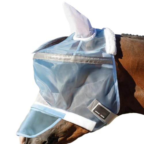 Mesh Sun Visor -Fliegenmasken, feine Mesh Horse Fly Maske mit Ohren und Nase, UV -Schutz und einstellbare Fit - -Masken, 12/12/2 cm, Bequeme Passform, einfach zu bedienen, perfekt für Pferderenn Mesh Sun Visor -Fliegenmasken, feine Mesh Horse Fly Maske mit Ohren und Nase, UV -Schutz und einstellbare Fit - -Masken, 12/12/2 cm, Bequeme Passform, einfach zu bedienen, perfekt für Pferderenn von Gcerfby