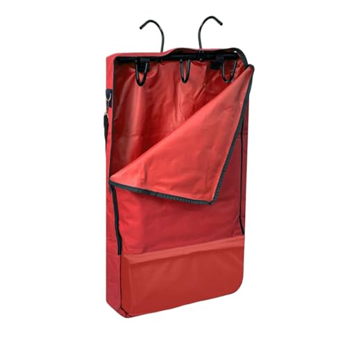 Zähnebeutel mit Haken, 80x45x9cm, Mehrkompartimentdesign, Organisator des Pferdegurts, Reitspeicher-Tasche, einfach zu organisieren, für die Aufbewahrung und den Transport von Tapfen und Transport von Gcerfby