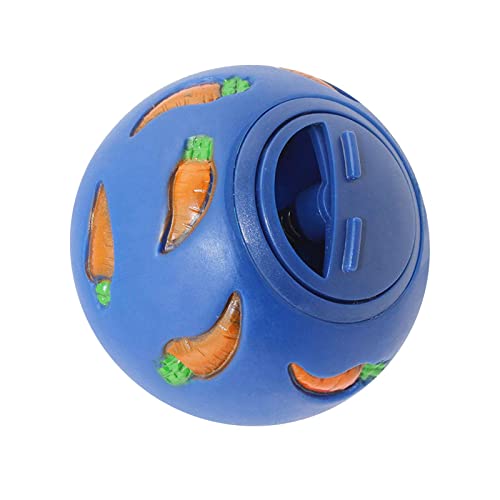 Gcljlmy Futterspender Spielzeug Bereicherung Spielzeug Snack Ball Pet Slow Feeder Chase Toys Futterspender für Kätzchen Kaninchen (Blau) von Gcljlmy