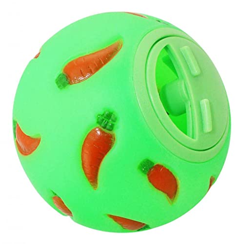 Gcljlmy Futterspender Spielzeug Bereicherung Spielzeug Snack Ball Pet Slow Feeder Chase Toys Futterspender für Kätzchen Kaninchen (Grün) von Gcljlmy