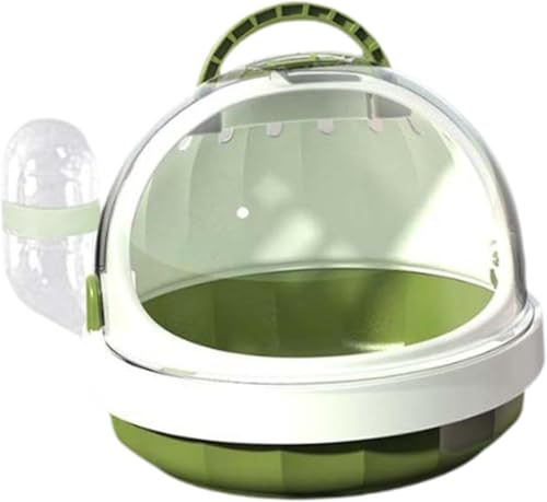 Gcljlmy Hamster-Reiseträgerkäfig, Kleintier-Tragetasche, Mäuse-Reisetasche, Lebensraum, Hamster-Reiseträger für Zwerghamster, Outdoor (Grün) von Gcljlmy