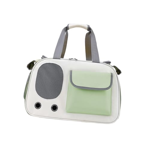 Gcljlmy Haustier-Reisetasche, Katzentransportbox mit Schloss, modische Tragetasche, Tragetasche für Wohnzimmerbedarf, Outdoor-Geschenke, Haustierhotel, Grün Gcljlmy Haustier-Reisetasche, Katzentransportbox mit Schloss, modische Tragetasche, Tragetasche für Wohnzimmerbedarf, Outdoor-Geschenke, Haustierhotel, Grün von Gcljlmy