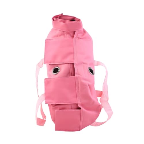 Gcljlmy Katzenpflegetasche Komfortable Anti-Rückhaltetasche Katzenrückhaltebeutel Kein Kratzen Beißen Haustier-Pflegeschlinge für die Krallenpflege, Baden, Nagelschneiden (Rose 37 x 24 cm) von Gcljlmy