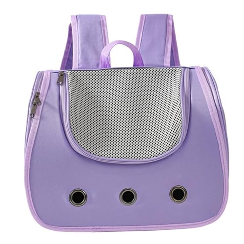 Gcljlmy Katzentrage-Rucksack, Haustier-Reiserucksack, atmungsaktive Tragetasche, Hunde- und Katzentrage, Katzen- und Hunderucksack, Tasche für den, violett Gcljlmy Katzentrage-Rucksack, Haustier-Reiserucksack, atmungsaktive Tragetasche, Hunde- und Katzentrage, Katzen- und Hunderucksack, Tasche für den, violett von Gcljlmy