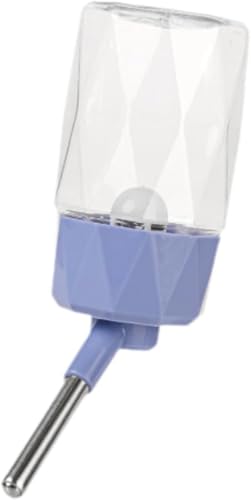 Gcljlmy Kleintier-Wasserflasche, hängender Wasserspender, Futterspender für Haustiere, automatischer Wasserspender für Meerschweinchen, Chinchillas (Blau) von Gcljlmy