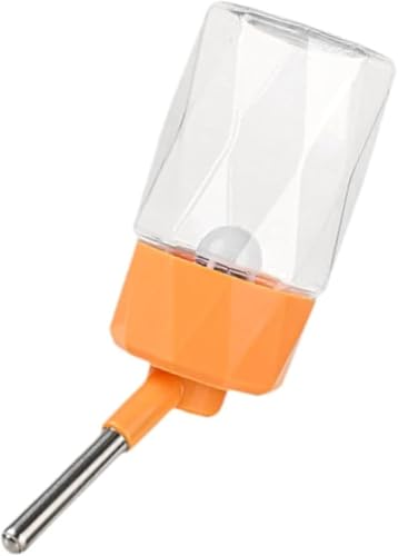 Gcljlmy Kleintier-Wasserflasche, hängender Wasserspender, Futterspender für Haustiere, automatischer Wasserspender für Meerschweinchen, Chinchillas (Gelb) von Gcljlmy