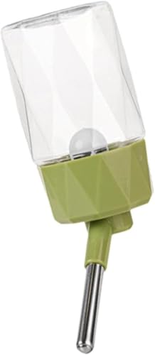 Gcljlmy Kleintier-Wasserflasche, hängender Wasserspender, Futterspender für Haustiere, automatischer Wasserspender für Meerschweinchen, Chinchillas (GrÜn) von Gcljlmy