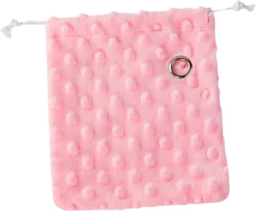Gcljlmy Sugar Glider Bonding Pouch Kordelzug Reisetasche Versteckbett Ausgehender weicher Schlafbeutel für kleine Haustiere und Tiere Hamster (Rosa) von Gcljlmy