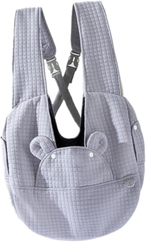 Gcljlmy Tragetasche für Haustiere, Rucksack, modisch, weich, große Kapazität, Reisetasche für Haustiere, Mehrzwecktasche für Welpen, kleine Haustiere, Reisen (Grau) von Gcljlmy
