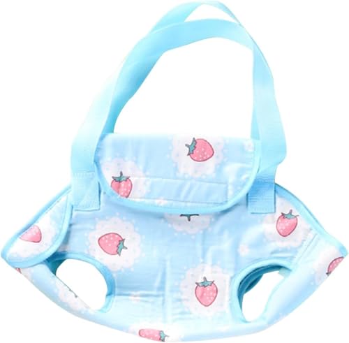 Gcljlmy Tragetasche für Katzen, Schultertasche für Haustiere, freiliegender Kopf und Griff, süße Haustiertasche, Tragehandtasche für kleine Hunde, Katzen und (Blau) von Gcljlmy