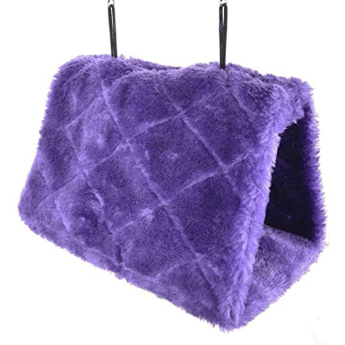 Gcroet Papagei Hängematte Vogel hängende Bett weiches Plüsch -Nest -Spielzeug für Käfigbrüftungen eclectus shelkeet Cockatiels Lovebird lila. Gcroet Papagei Hängematte Vogel hängende Bett weiches Plüsch -Nest -Spielzeug für Käfigbrüftungen eclectus shelkeet Cockatiels Lovebird lila. von Gcroet