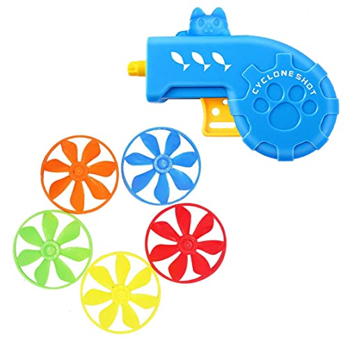Gcroet Pet Interactive Fun Taintiser Lustiges interaktiver Training Pet Play Toys mit 5 farbenfrohen UFO -Necken Haustierspielzeug fangen interaktives Spielzeug mit fliegenden Propellern 6PCs, von Gcroet