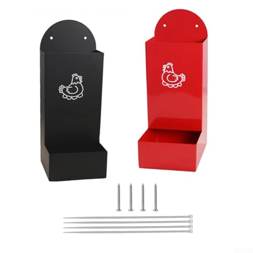 Gdfnmogo Hühnerfutterspender aus Metall, hängender Stall, Futtertrog, automatischer Geflügel-Futterspender für Austernmuscheln, Sandsnacks, Abfallreduzierung Design Gdfnmogo Hühnerfutterspender aus Metall, hängender Stall, Futtertrog, automatischer Geflügel-Futterspender für Austernmuscheln, Sandsnacks, Abfallreduzierung Design von Gdfnmogo