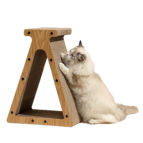 4-seitiges Katzenkratzbrett, Geometrisches Katzenkratzbrett, Katzenkratzbrett Aus Wellpappe, Katzenkratzbrett, für Katzen Im Innenbereich, Katzenbetten, Kätzchenkratzbrett Aus Pappe, Dreieck 4-seitiges Katzenkratzbrett, Geometrisches Katzenkratzbrett, Katzenkratzbrett Aus Wellpappe, Katzenkratzbrett, für Katzen Im Innenbereich, Katzenbetten, Kätzchenkratzbrett Aus Pappe, Dreieck von GeRRiT