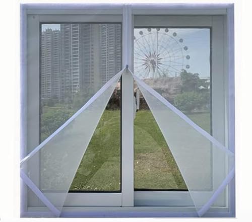 GeRRiT Selbstklebendes Fliegenfenster-Netz, Fenster-Sicherheitsnetze für Katzen, individuelle Größe, 40–300 cm, ideal für Schlafzimmer/Garten/Küche/Wohnzimmertür von GeRRiT