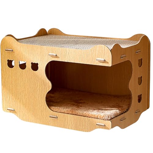 Gestapeltes Katzennest, Katzenkratzhaus, Katzen Können Ihre Krallen Verstecken Und Schärfen, Katzenkratzhaus Aus Faserplatte, Katzenkratzer-Loungebett für Hauskatzen, Niedliche Katzenbox Zum Kratzen ( Gestapeltes Katzennest, Katzenkratzhaus, Katzen Können Ihre Krallen Verstecken Und Schärfen, Katzenkratzhaus Aus Faserplatte, Katzenkratzer-Loungebett für Hauskatzen, Niedliche Katzenbox Zum Kratzen ( von GeRRiT