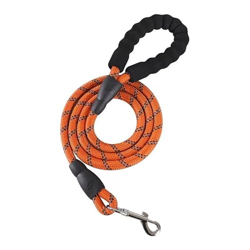 Heimtierbedarf, Hundeseil, Heimtierbedarf, reflektierendes Seil, Hundeleine, Mehrfarbig, rundes Seil, Hundeleine, Hundeleine, bequemer Griff (Color : 3, Size : 1.5m*10mm) von GeRRiT