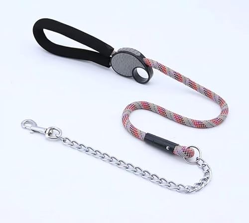 Heimtierprodukte, Hundeleine for Gassi gehende Hunde, kleine, mittlere und große Hunde, Hundeketten-Haustierprodukte (Color : 9, Size : 120cm*1.3cm) von GeRRiT