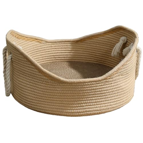 Katzenkratzbett, Katzennest Aus Baumwollseil Und Wellpappe, Runde Katzenkratzmatte, Recycelbarer Katzenkratzer, Katzennest, Katzenkorb, Katzenbetten, Katzenkratzer Aus Wellpappe ( Size : 50*20CM/20*8I Katzenkratzbett, Katzennest Aus Baumwollseil Und Wellpappe, Runde Katzenkratzmatte, Recycelbarer Katzenkratzer, Katzennest, Katzenkorb, Katzenbetten, Katzenkratzer Aus Wellpappe ( Size : 50*20CM/20*8I von GeRRiT