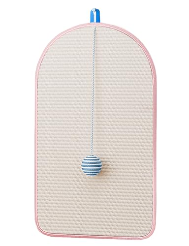 Katzenkratzmatte Zur Wandmontage, Katzenkratzpad, Vertikales Katzenkratzbrett Mit Umhängeband, Haustierkratzmatte, Katzenkratzpad-Teppich, Schützt Wand, Couch, Teppich, Möbel (Color : Pink, Size : 4 Katzenkratzmatte Zur Wandmontage, Katzenkratzpad, Vertikales Katzenkratzbrett Mit Umhängeband, Haustierkratzmatte, Katzenkratzpad-Teppich, Schützt Wand, Couch, Teppich, Möbel (Color : Pink, Size : 4 von GeRRiT