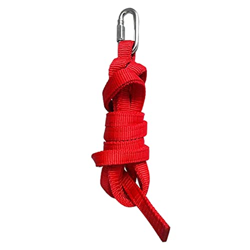 Durable Pferdeführungsseil, 15 mm breit, Bolzenverschluss, doppellagig, für Nutztiere, Rot, 3 m von Geardeangloow