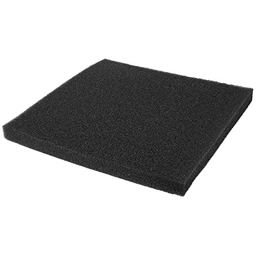 Geardeangloow Bio-Baumwoll-Filtermatte für Aquarium, Teich, dicke Filtration, Schwamm-Pad, Aquarium-Zubehör, schwarz, 50 x 50 x 4 cm von Geardeangloow