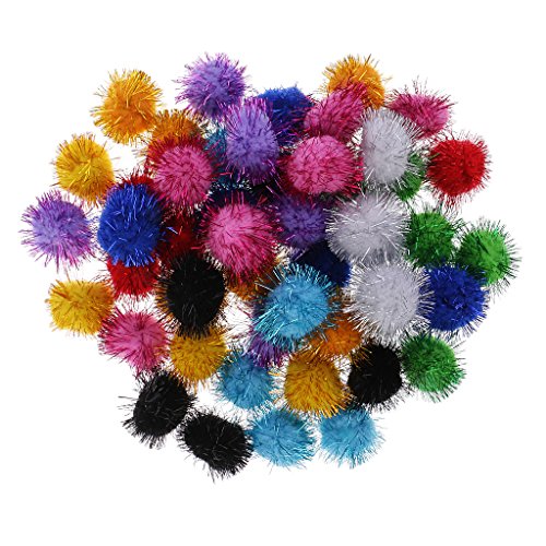 Geardeangloow Glitzernde Lametta-Bälle für Spielball, Kätzchen, Katze, lustiges Spielzeug, 50 Stück Geardeangloow Glitzernde Lametta-Bälle für Spielball, Kätzchen, Katze, lustiges Spielzeug, 50 Stück von Geardeangloow