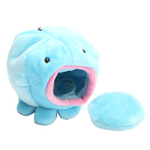 Geardeangloow Oktopus-Form, Ratte, Hamster, Vogel, Eichhörnchen, warmes weiches Bett, Haustier-Spielzeughaus, Blau von Geardeangloow