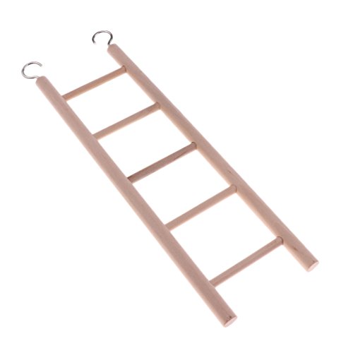 Holz Papagei Ratte Spielzeug Brücke Leiter Hamster Vogelkäfig Zubehör 5 Treppen von Geardeangloow