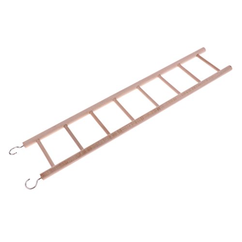 Holz Papagei Ratte Spielzeug Brücke Leiter Hamster Vogelkäfig Zubehör 8 Treppen von Geardeangloow