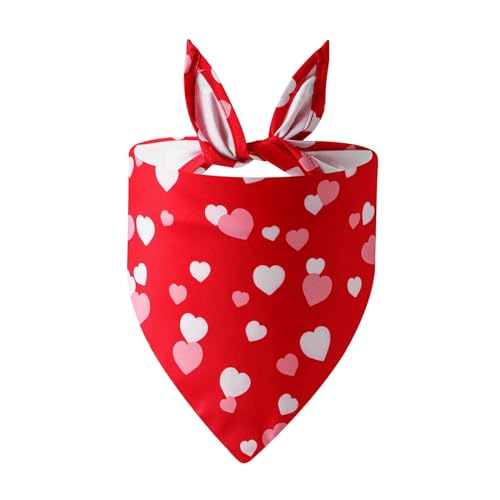 Hundehalstuch, Dreieckstuch für Valentinstag, Party, Neujahr, Herz von Geardeangloow