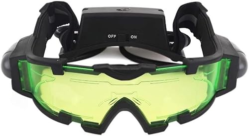 Gearmax®Nachtsichtgerät mit ausklappbarem LED-Licht, Nachtsichtbrille Nachtbeleuchtung Brille New Night Goggles für nächtliche Aktivitäten von Gearmax