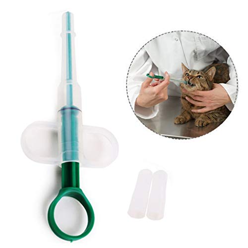 Gearmax Tablette Feeder, Medikamenten Feeder Wiederverwendbare Tabletteneingeber, Pet Pusher Spritze Tablettengeberfür Katzen Hund Welpen Kleintier Grün Gearmax Tablette Feeder, Medikamenten Feeder Wiederverwendbare Tabletteneingeber, Pet Pusher Spritze Tablettengeberfür Katzen Hund Welpen Kleintier Grün von Gearmax