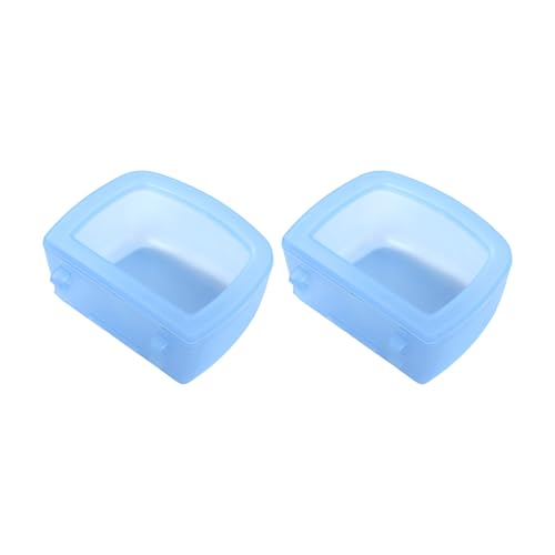 2pcs Haustierwasserspender Mit Leicht Zu Bedienender Haken Spritzsicherer Plastikwässerungsschale Für Kleine Hunde Trinken Hund Trinken von Geavonyg