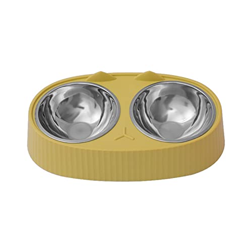 Double Dog Bowl Haustier Fütterungsstation Edelstahl Wasser Und Lebensmittelschalen Mit Ständer Für Katzen Welpen Kleine Hunde Geneigte Doppelhundkatze Edelstahl Haustier Wasser Und Lebensmittelschale Double Dog Bowl Haustier Fütterungsstation Edelstahl Wasser Und Lebensmittelschalen Mit Ständer Für Katzen Welpen Kleine Hunde Geneigte Doppelhundkatze Edelstahl Haustier Wasser Und Lebensmittelschale von Geavonyg